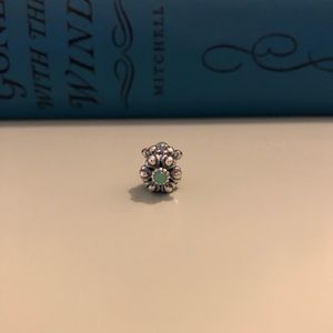 Pandora charm bracelet flower charm